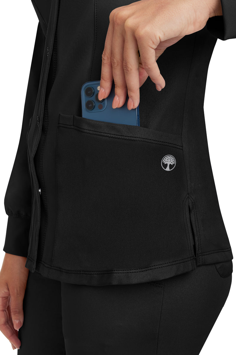 Infinity Zip front Jacket – Lavie Scrubs