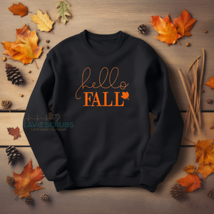 Black Hello Fall sweatshirt