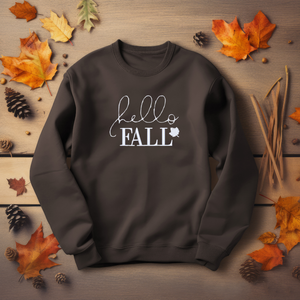 Brown Hello Fall sweatshirt